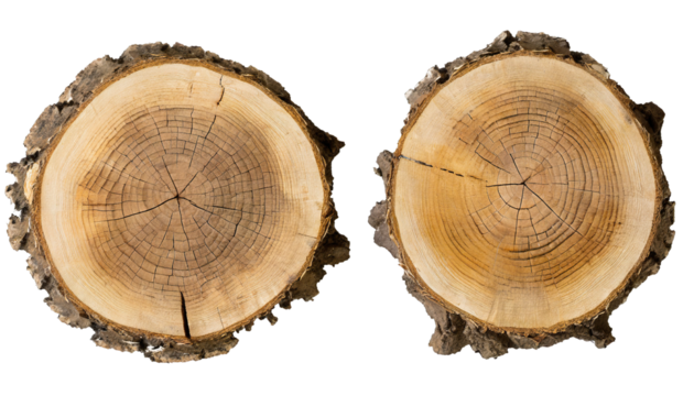 Tree stump - isolated on transparent background