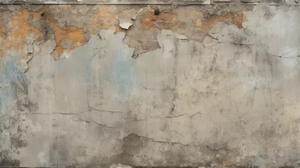 Papier Peint photo Vieux mur texturé sale Detailed Concrete Wall Patterns