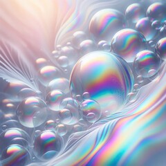 abstract background with bubbles