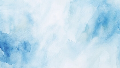 blue watercolor sky background
