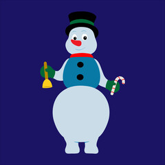 snowman in a hat