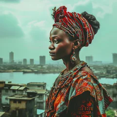 Fototapeten Portraits of Tradition and Modernity—Naija Elegance © Tengu