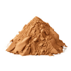 Sand pile isolated on transparent background. AI generated. PNG