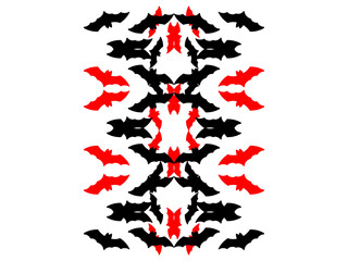 Spooky Bats Seamless Pattern 3