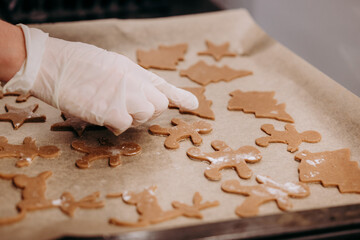 Ręcznie robione świąteczne ciasteczka - obrazy, fototapety, plakaty