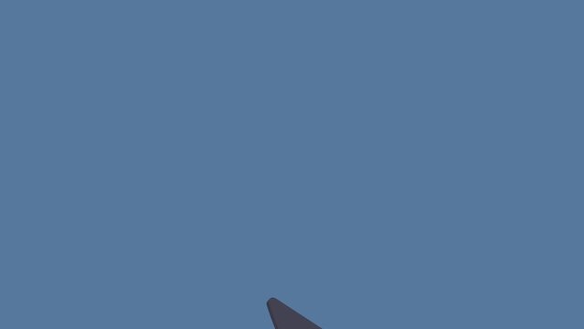 Animated graduation hat of university college. Graduation celebration animation. 