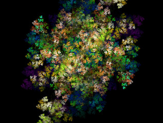 Fototapeta premium Imaginatory fractal abstract background Image