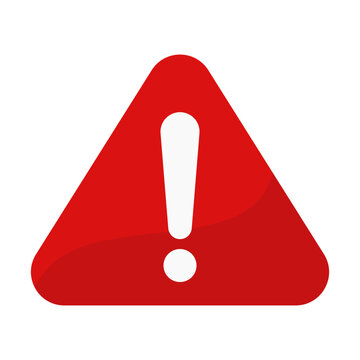 Warning Sign In Red Triangle Shape For Information Website Road Street Game
