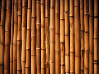 Fototapeta premium Bamboo wall