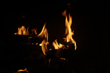 fuego nocturno