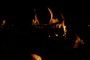 fuego nocturno