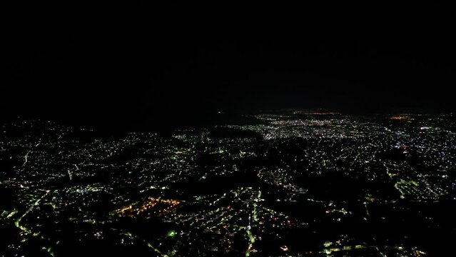 Vista nocturna de Cuernavaca
