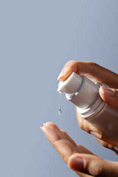skincare routine, a drop of serum