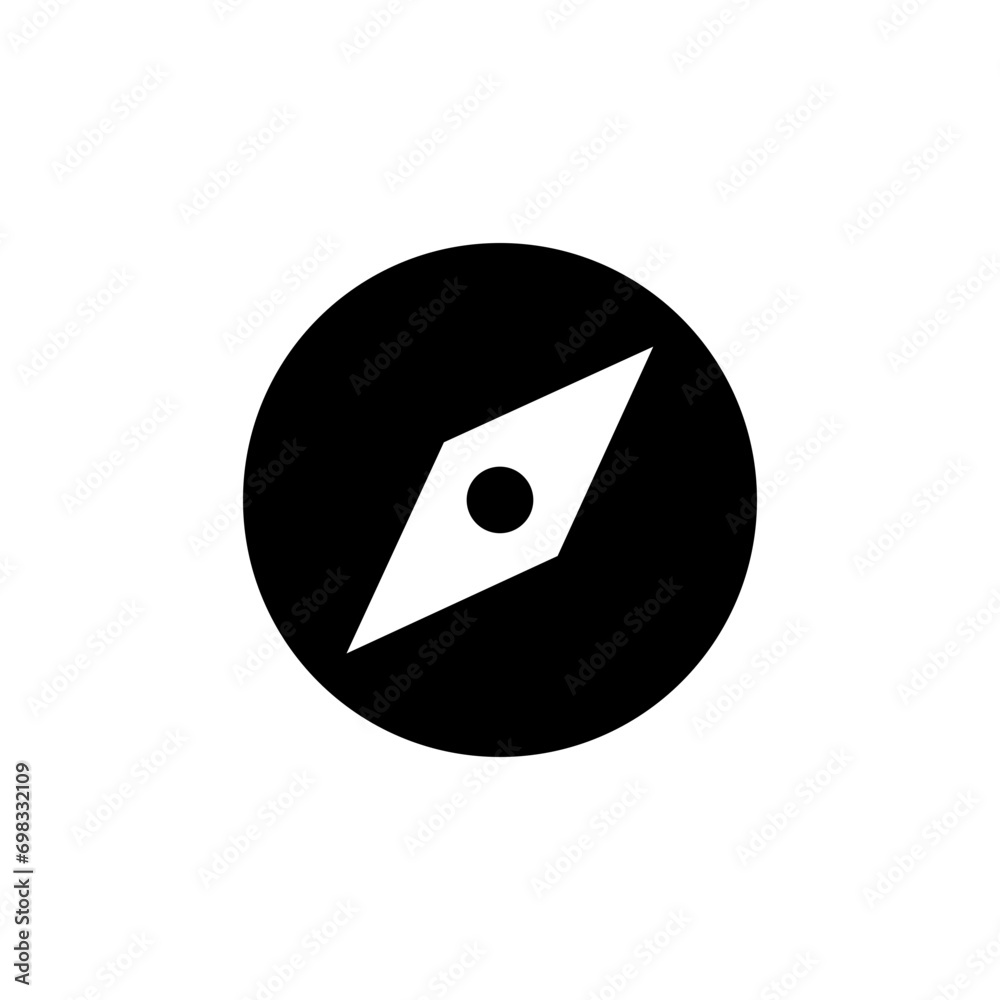 Aufkleber compass icon. web vector icon