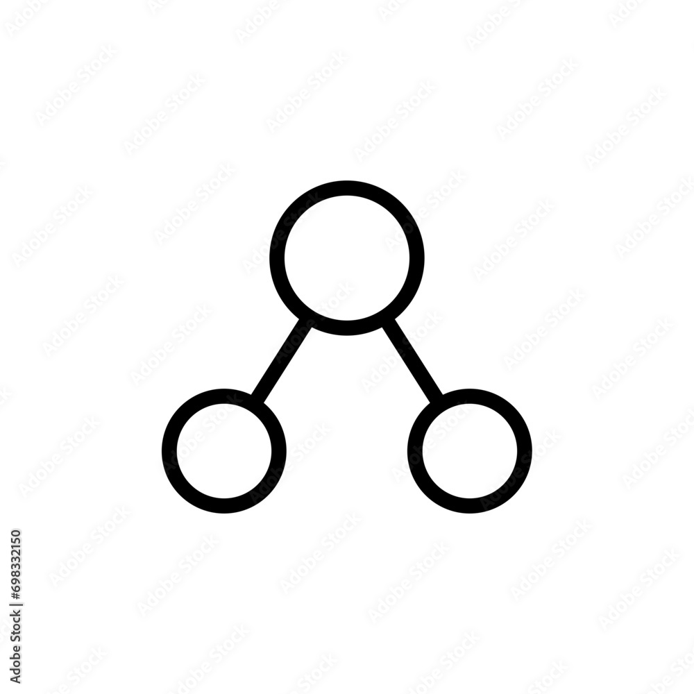 Poster network connection share icon. web vector icon