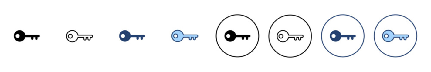 Key icon vector. Key sign and symbol.