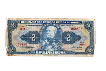 old money banknotes, collector's item, numismatist,Brazilian cruise
