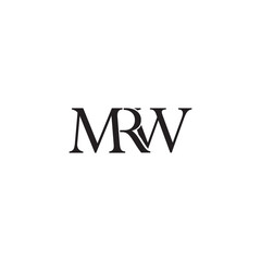 Obraz premium logo design letter m r w typography initials monogram design symbol minimalist modern sleek stylish creative identity