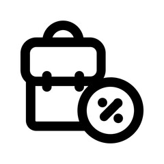 bag line icon