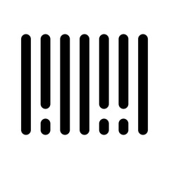 barcode line icon