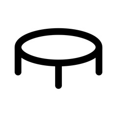 trampoline line icon