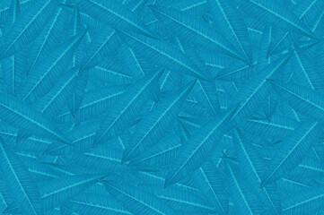 beautiful blue leaf pattern background