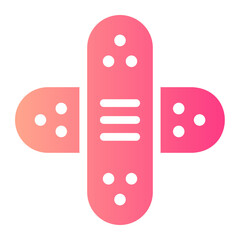 band aid Gradient icon