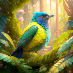 Most beautiful birds in the world Ai generated 