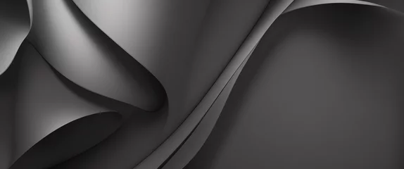 Fotobehang Fondo de hormigón con textura grunge negro oscuro. Panorama de fondo o textura de pizarra negra gris oscuro. Textura de hormigón negro vectorial. Fondo de pared de piedra. © Fabian