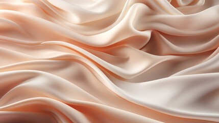 peach color luxury silk cloth texture.