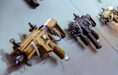 Weapons and military equipment for army, Assault rifle gun	
