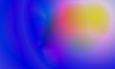 Abstract gradient with a multicolored glow and blurred background