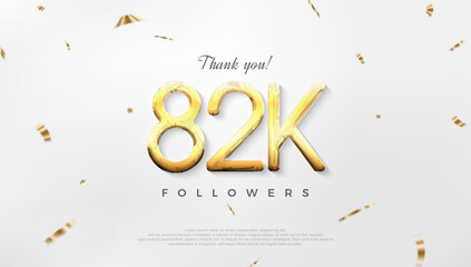 Thanks to 82k followers, celebration of achievements for social media posts.