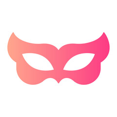eye mask Gradient icon