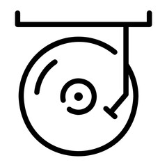 record Line Icon