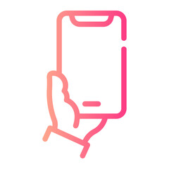smartphone Line Gradient Icon