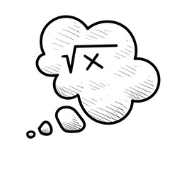 algebra handdrawn illustration