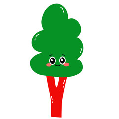 Kawaii Nature Vector Tree