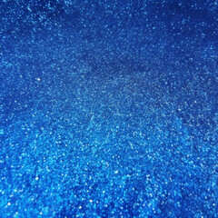 Fototapeta premium Sparkling Blue Glitter Paper Backgrounds