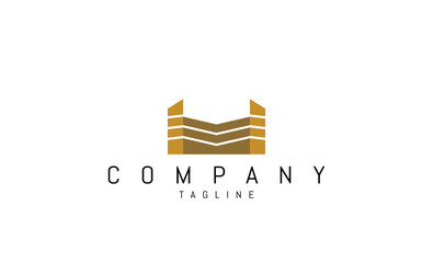 Modern house architecture vector logo design