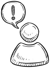 complaint handdrawn illustration