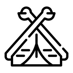 spell book Line Icon
