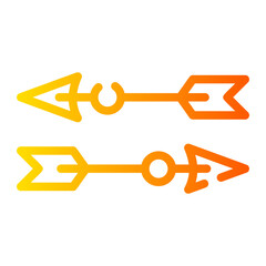 spear Line Gradient Icon