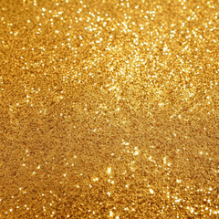 Seamless Gold Glitter Texture Background
