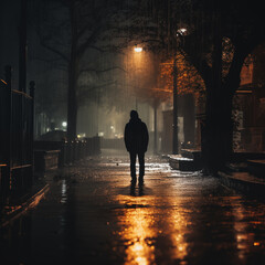 Generative AI, Lonely Shadow in the Rainy Streets