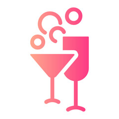 glasses Gradient icon