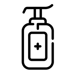liquid soap Line Icon