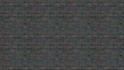 Texture material background Blue Brick 1