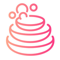 bowls Line Gradient Icon