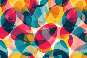 Colorful Abstract Artwork with Vibrant Colors
